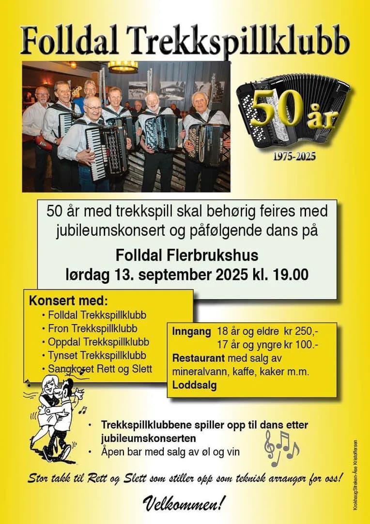 50-års jubileum Trekkspillklubben
