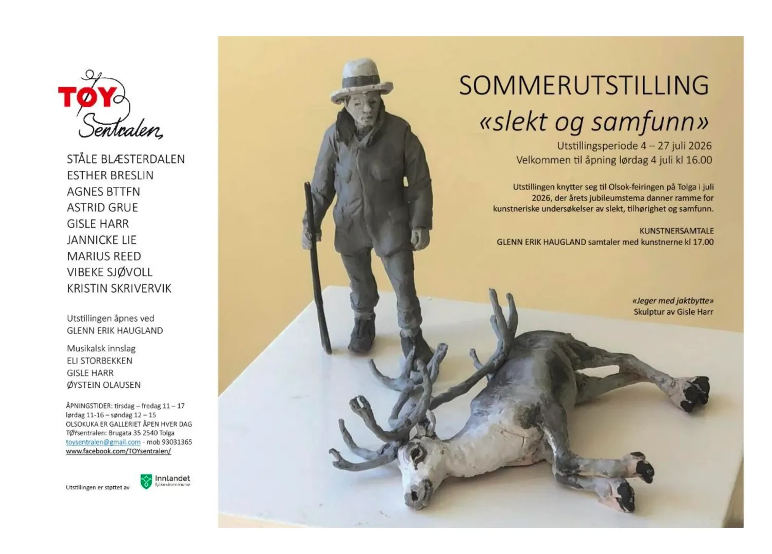 Sommerutstilling - slekt og samfunn