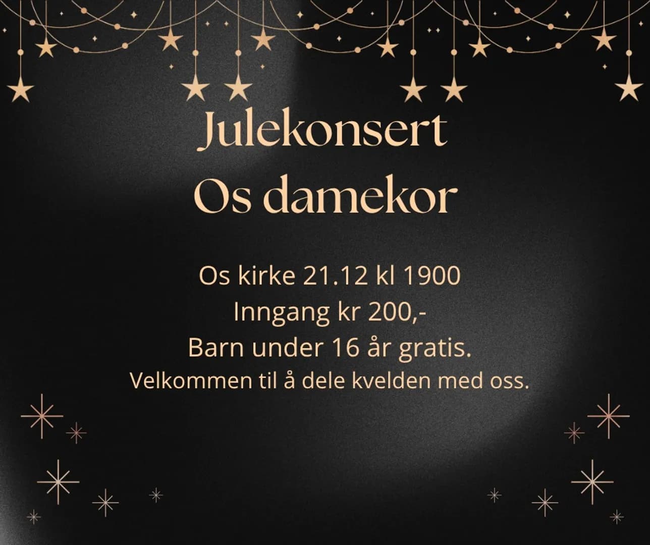 Julekonsert med Os damekor