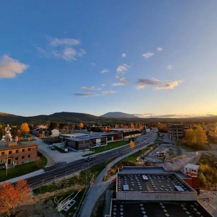 Bilde ovenfra Tynset sentrum